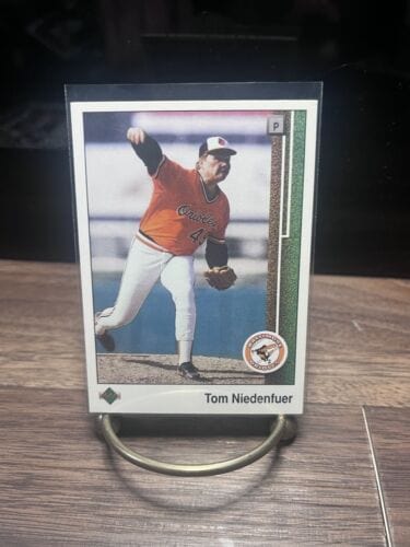 Cheap Sneaks Footwear/Sports Cards Baseball Card TomNiedenfuer P Baltimore Orioles 1989 Upper Deck Card #488