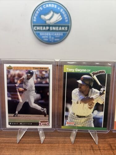 Cheap Sneaks Footwear/Sports Cards Baseball Card Tony Gwynn San Diego Padres 5 Card Lot 1989/90/92 Upper Deck,89 Donrus