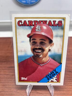 Cheap Sneaks Footwear/Sports Cards Baseball Card Tony Pena 1988 Topps #410 St. Louis Cardinals