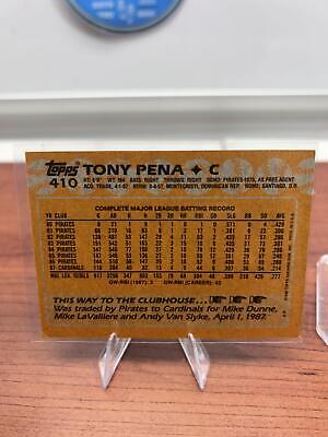 Cheap Sneaks Footwear/Sports Cards Baseball Card Tony Pena 1988 Topps #410 St. Louis Cardinals