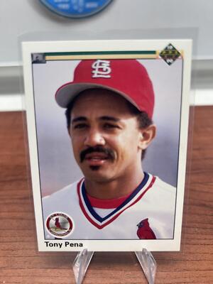 Cheap Sneaks Footwear/Sports Cards Baseball Card Tony Pena 1990 Upper Deck #276 St. Louis Cardinals