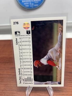 Cheap Sneaks Footwear/Sports Cards Baseball Card Tony Pena 1990 Upper Deck #276 St. Louis Cardinals
