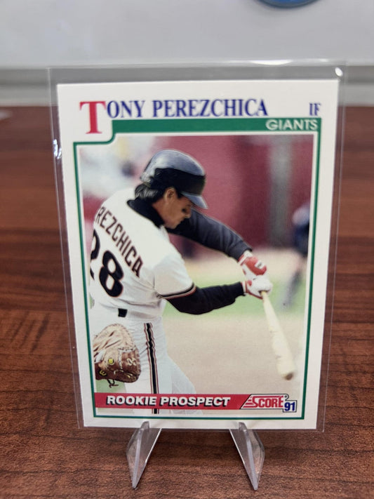 Cheap Sneaks Footwear/Sports Cards Baseball Card Tony Perezchica 1991 Score #735 San Francisco Giants