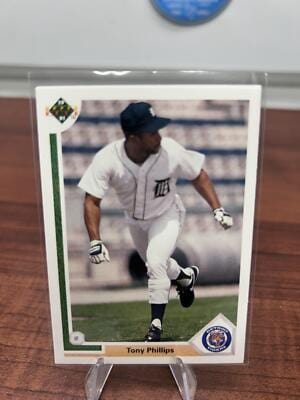 Cheap Sneaks Footwear/Sports Cards Baseball Card Tony Phillips 1991 Upper Deck #131 Detroit Tigers