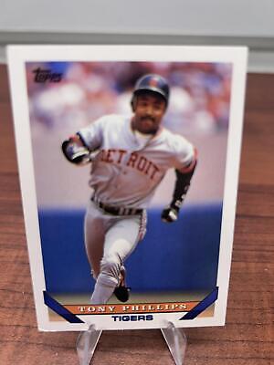 Cheap Sneaks Footwear/Sports Cards Baseball Card Tony Phillips 1993 Topps #189 Detroit Tigers