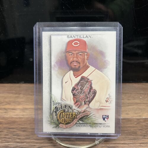 Cheap Sneaks Footwear/Sports Cards Baseball Card Tony Santillan 2022 Allen & Ginter Cincinatti Reds Rookie Baseball Car