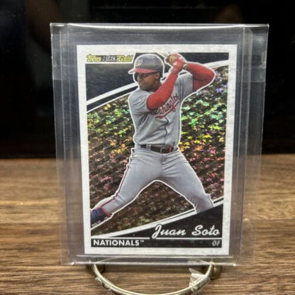 Cheap Sneaks Footwear/Sports Cards Baseball Card Topps 2022  Update - Juan Soto - Black Gold Insert - #BG-25 - Nationals