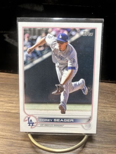 Cheap Sneaks Footwear/Sports Cards Baseball Card Topps Baseball 2022 Series 1 MLB Corey Seager LA Dodgers #301