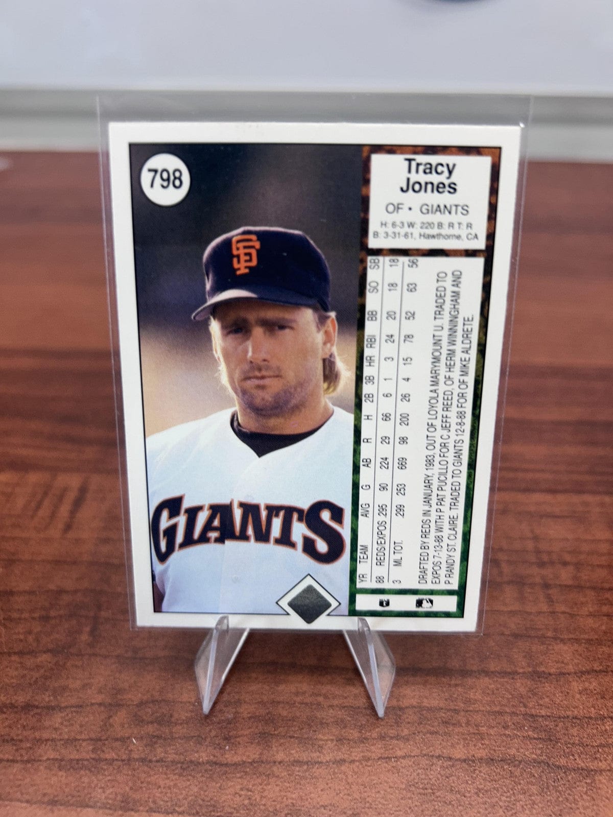 Cheap Sneaks Footwear/Sports Cards Baseball Card Tracy Jones 1989 Upper Deck #798 San Francisco Giants