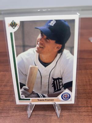Cheap Sneaks Footwear/Sports Cards Baseball Card Travis Fryman 1991 Upper Deck #225 Detroit Tigers