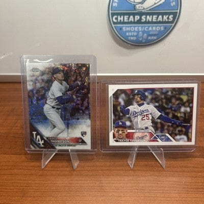 Cheap Sneaks Footwear/Sports Cards Baseball Card Trayce Thompson (RC) 2016 Topps Chrome Update Speckle Refractor #HMT18