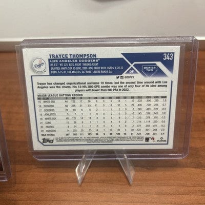 Cheap Sneaks Footwear/Sports Cards Baseball Card Trayce Thompson (RC) 2016 Topps Chrome Update Speckle Refractor #HMT18