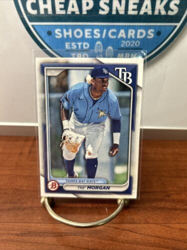 Cheap Sneaks Footwear/Sports Cards Baseball Card Tre' Morgan 2024 Bowman BP-126 Prospects Tampa Bay Rays Baseball Card