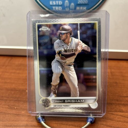 Cheap Sneaks Footwear/Sports Cards Baseball Card Trent Grisham 2022 Topps Chrome Baseball Card #175 San Diego Padres
