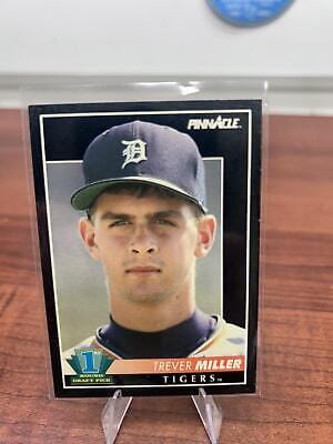 Cheap Sneaks Footwear/Sports Cards Baseball Card Trever Miller RC 1992 Pinnacle #579 Detroit Tigers