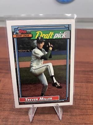 Cheap Sneaks Footwear/Sports Cards Baseball Card Trever Miller RC 1992 Topps #684 Detroit Tigers