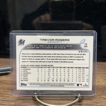 Cheap Sneaks Footwear/Sports Cards Baseball Card Trevor Rodgers2022 Topps Chrome Miami Marlins Baseball Card#15