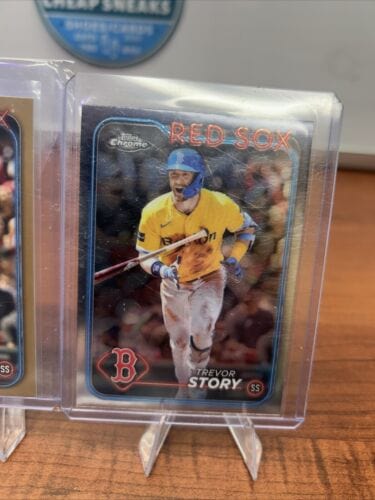 Cheap Sneaks Footwear/Sports Cards Baseball Card Trevor Story 2024 Topps Series 2 Gold Border Parallel /2024-Red Sox #6