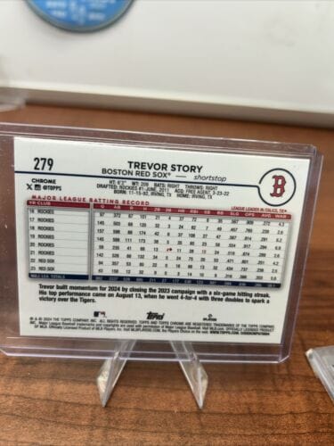 Cheap Sneaks Footwear/Sports Cards Baseball Card Trevor Story 2024 Topps Series 2 Gold Border Parallel /2024-Red Sox #6