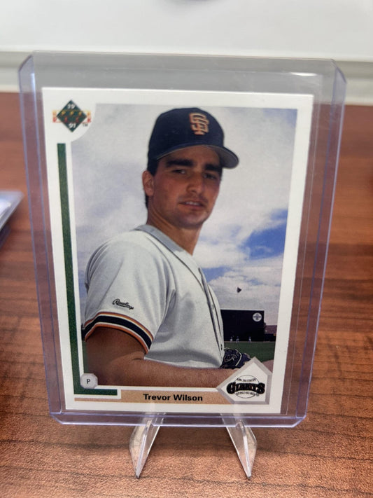 Cheap Sneaks Footwear/Sports Cards Baseball Card Trevor Wilson 1991 Upper Deck #653 San Francisco Giants