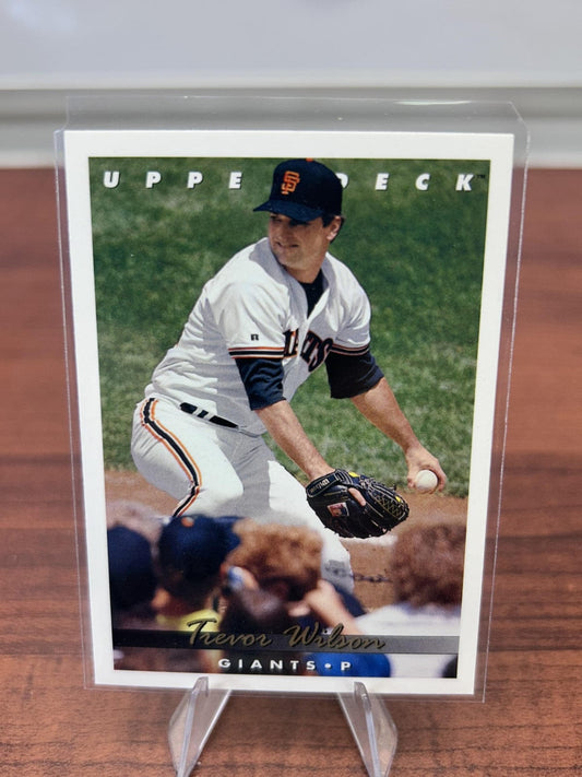 Cheap Sneaks Footwear/Sports Cards Baseball Card Trevor Wilson 1993 Upper Deck #197 San Francisco Giants