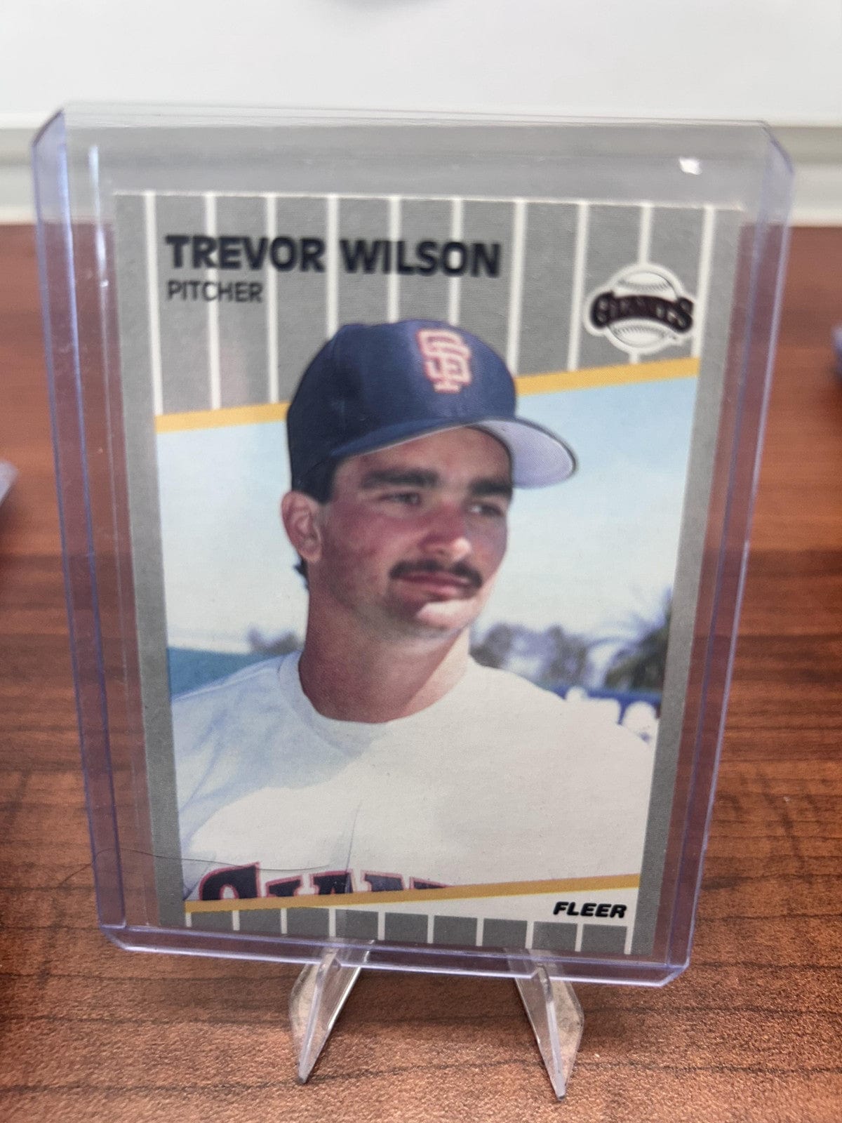 Cheap Sneaks Footwear/Sports Cards Baseball Card Trevor Wilson RC 1989 Fleer #347 San Francisco Giants
