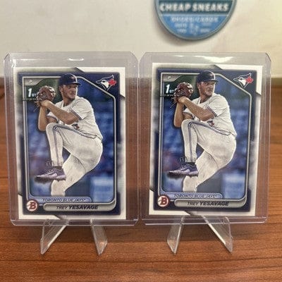 Cheap Sneaks Footwear/Sports Cards Baseball Card Trey Yesavage 2024 Bowman Draft 1st Bowman BD-92 Draft 20th Selection