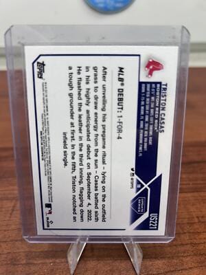 Cheap Sneaks Footwear/Sports Cards Baseball Card Triston Casas 2023 Topps Update Rookie Debut Card #USC125 Boston Red S