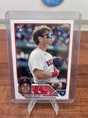 Cheap Sneaks Footwear/Sports Cards Baseball Card Triston Casas 2023 Topps Update Rookie Debut Card #USC125 Boston Red S