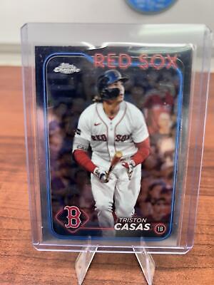 Cheap Sneaks Footwear/Sports Cards Baseball Card Triston Casas 2024 Topps Chrome Baseball Card #38 Boston Red Sox