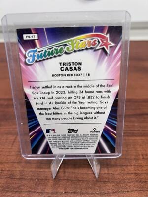 Cheap Sneaks Footwear/Sports Cards Baseball Card Triston Casas 2024 Topps Chrome Future Stars #FS-17 Boston Red Sox