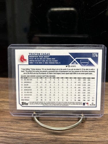 Cheap Sneaks Footwear/Sports Cards Baseball Card Triston Casas, Boston Red Sox - 2023 Topps Chrome Rookie Card (RC)