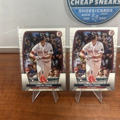 Cheap Sneaks Footwear/Sports Cards Baseball Card Triston Casas (RC) 2023 Bowman Baseball Card #2 Boston Red Sox