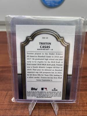 Cheap Sneaks Footwear/Sports Cards Baseball Card Triston Casas (RC) 2023 Bowman Platinum Renowned Rookies #RR-10 Red So