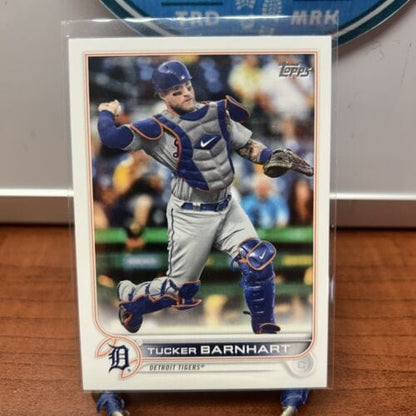 Cheap Sneaks Footwear/Sports Cards Baseball Card Tucker Barnhart 2022 Topps Baseball Card 406  Detroit Tigers
