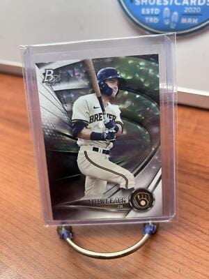 Cheap Sneaks Footwear/Sports Cards Baseball Card Tyler Black 2022 Bowman Platinum Ice Foilboard #TOP-71 Brewers