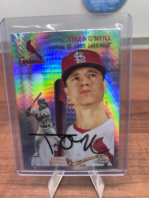Cheap Sneaks Footwear/Sports Cards Baseball Card Tyler O'Neill 2023 Topps Chrome Platinum Anniversary #314 Prism Refrac