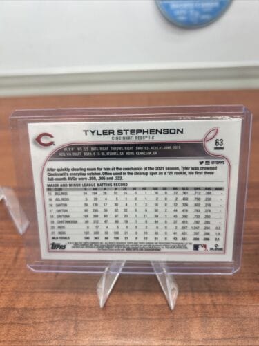 Cheap Sneaks Footwear/Sports Cards Baseball Card Tyler Stephenson 2022 Topps Chrome Gold Rookie Cup  Reds #63 + Bonus C