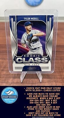 Cheap Sneaks Footwear/Sports Cards Baseball Card Tylor Megill 2022 Panini Absolute Rookie Class Retail #RC-14 New York