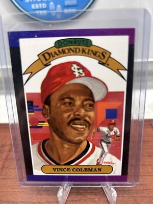 Cheap Sneaks Footwear/Sports Cards Baseball Card Vince Coleman 1989 Donruss #19 St. Louis Cardinals