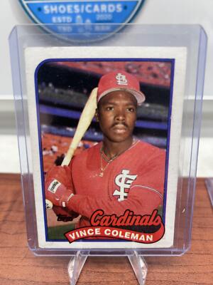 Cheap Sneaks Footwear/Sports Cards Baseball Card Vince Coleman 1989 Topps #90 St. Louis Cardinals
