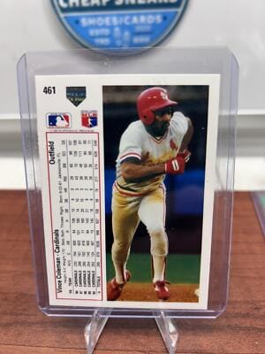 Cheap Sneaks Footwear/Sports Cards Baseball Card Vince Coleman 1991 Upper Deck #461b St. Louis Cardinals