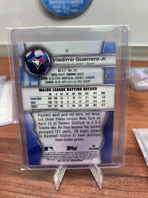 Cheap Sneaks Footwear/Sports Cards Baseball Card Vladimir Guerrero Jr. 2023 Bowman Platinum #75 Toronto Blue Jays