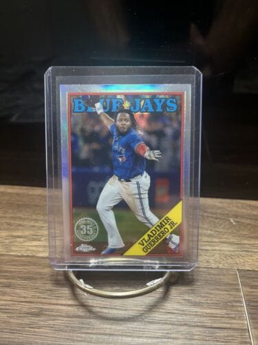 Cheap Sneaks Footwear/Sports Cards Baseball Card Vladimir Guerrero Jr 2023 Topps Chrome 1988 35th Anniversary Blue Jays