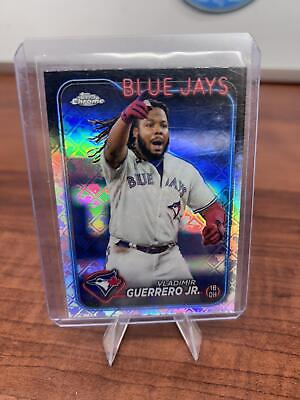 Cheap Sneaks Footwear/Sports Cards Baseball Card Vladimir Guerrero Jr. 2024 Topps Chrome Logofractor Edition #78 Blue J