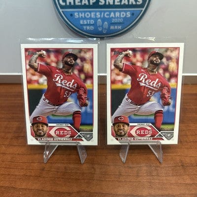 Cheap Sneaks Footwear/Sports Cards Baseball Card Vladimir Gutierrez 2023 Topps Series One Cincinnati Reds Baseball Card