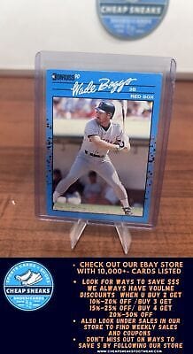 Cheap Sneaks Footwear/Sports Cards Baseball Card Wade Boggs 1990 Donruss Best of the AL #86 Boston Red Sox