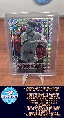 Cheap Sneaks Footwear/Sports Cards Baseball Card Wade Boggs 2021 Panini Mosaic Vintage #V5 Boston Red Sox