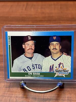 Cheap Sneaks Footwear/Sports Cards Baseball Card Wade Boggs / Keith Hernandez 1987 Fleer #637 Boston Red Sox, keith Hen