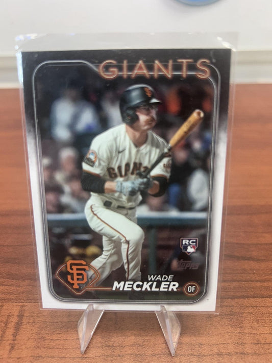 Cheap Sneaks Footwear/Sports Cards Baseball Card Wade Meckler RC 2024 Topps #458 San Francisco Giants